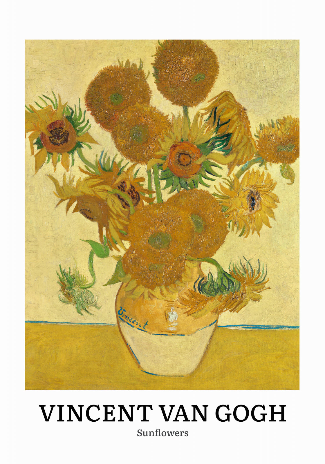 Plakat  Design Sunflowers, Van Gogh Vintage do Salonu