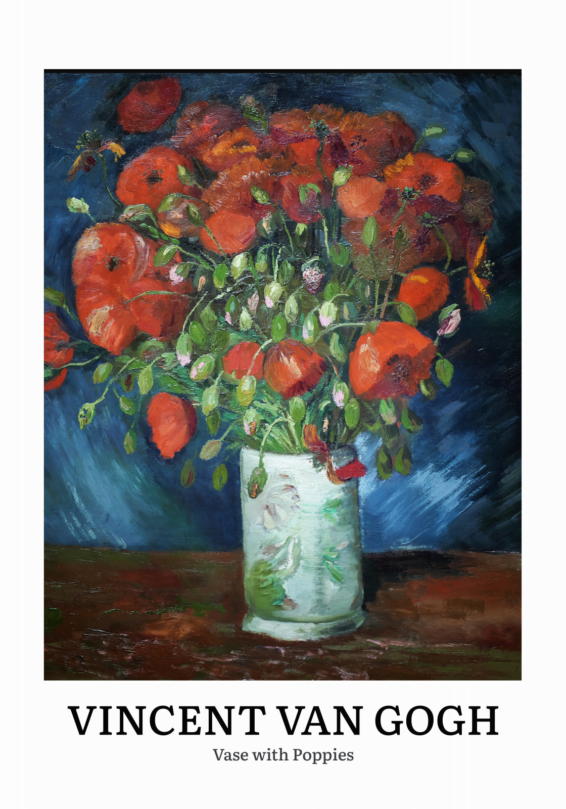 "Vase with Poppies" by Vincent van Gogh