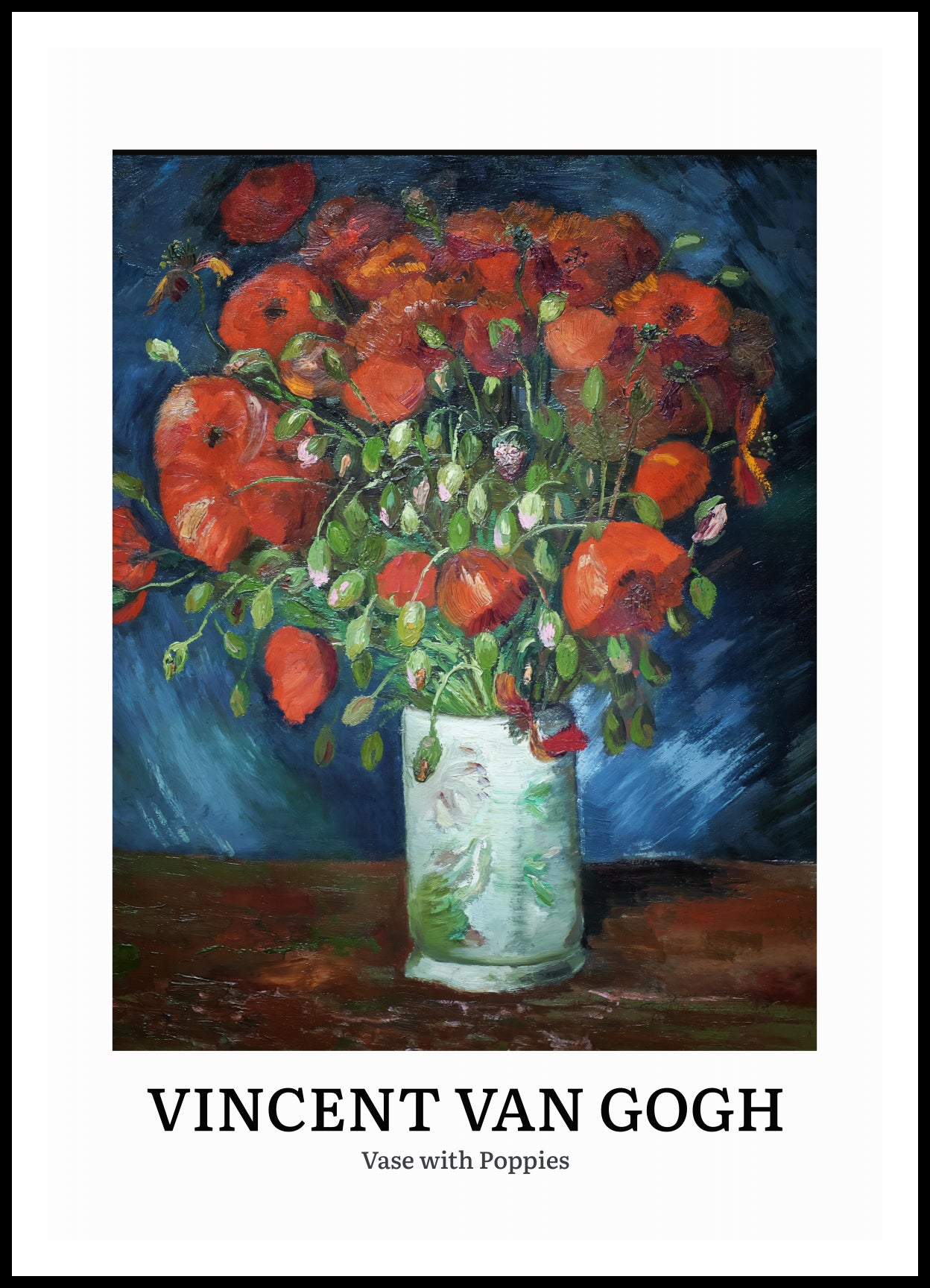 Plakat  Design Vase with Poppies, Van Gogh Vintage do Salonu