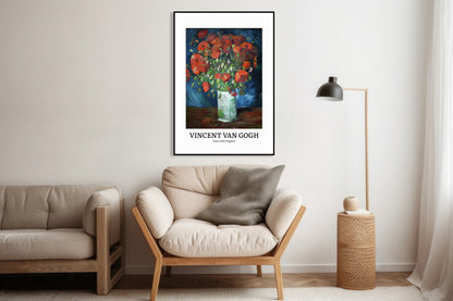 Plakat  Design Vase with Poppies, Van Gogh Vintage do Salonu
