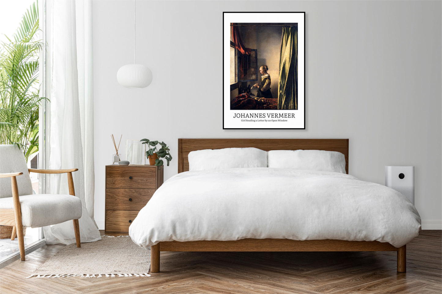 Obraz  Design Girl Reading, Vermeer Vintage do Salonu