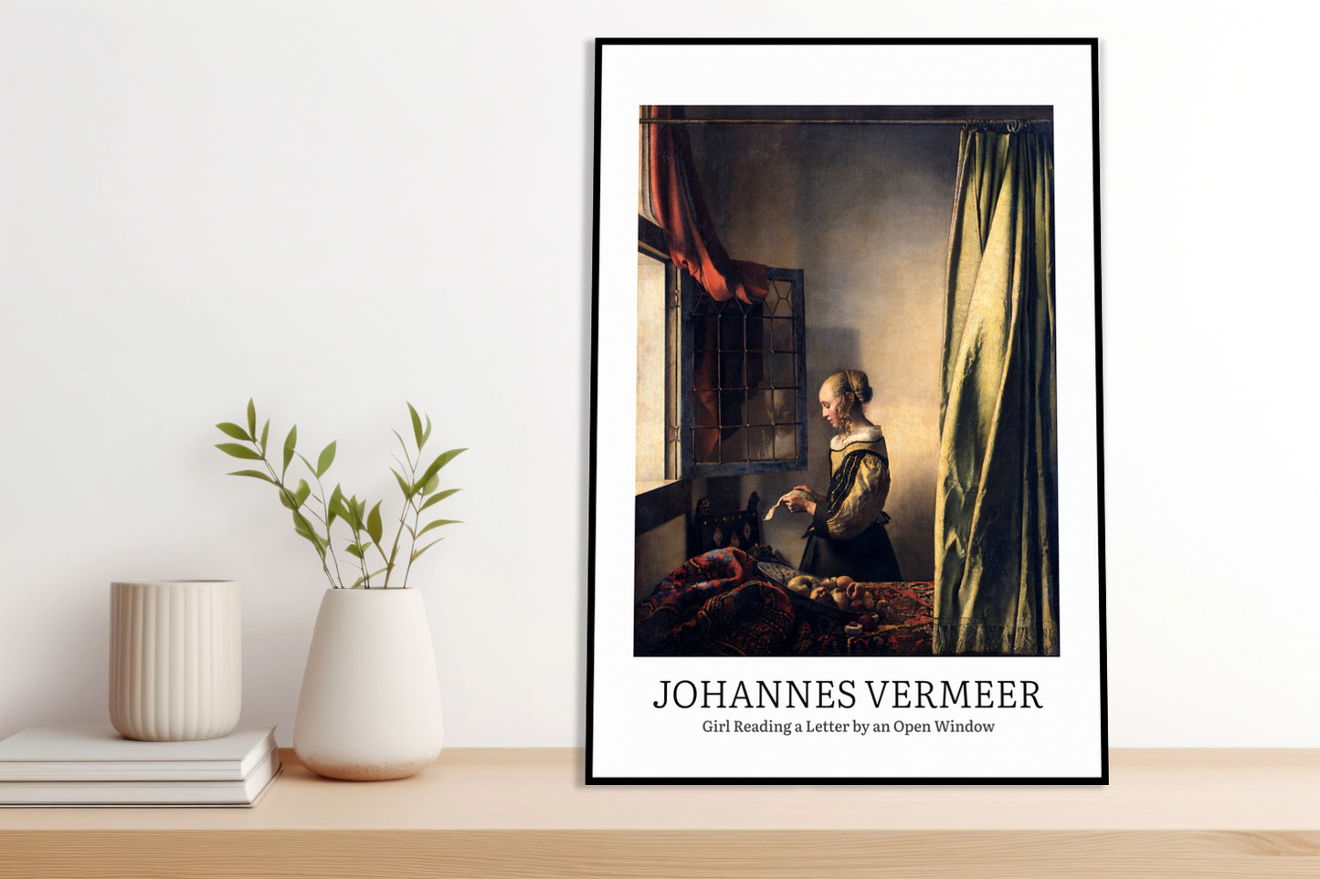 Obraz  Design Girl Reading, Vermeer Vintage do Salonu
