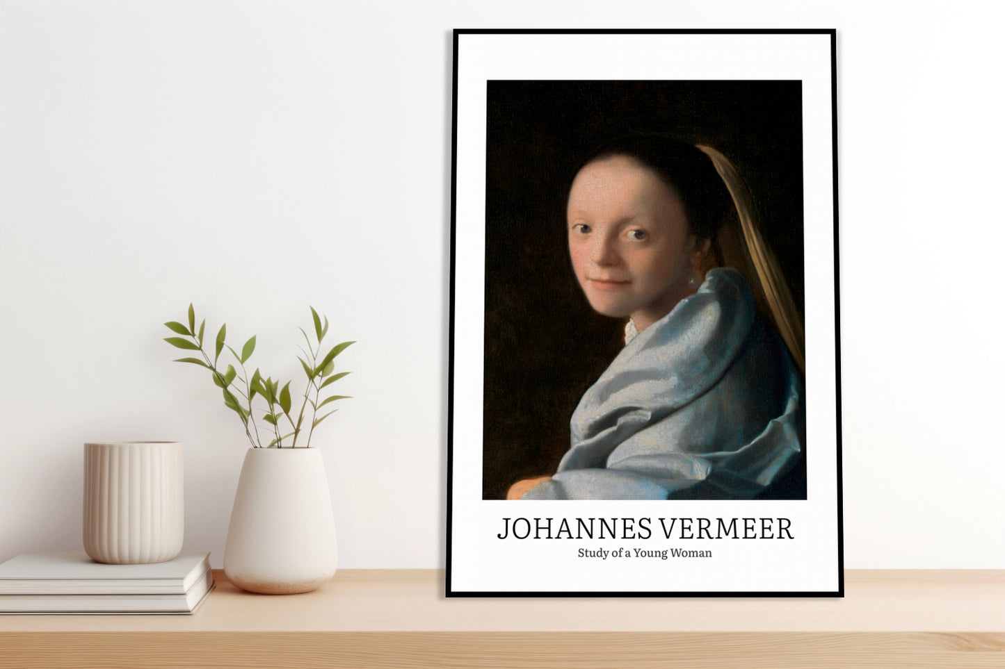 Obraz  Design Young Woman, Vermeer Vintage do Salonu