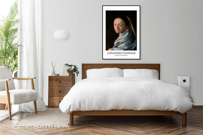 Obraz  Design Young Woman, Vermeer Vintage do Salonu