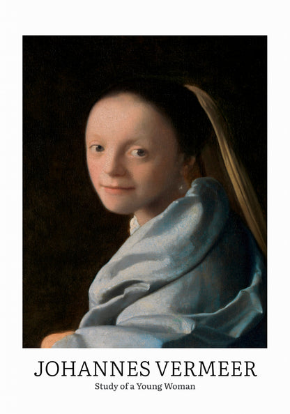 Plakat  Design Young Woman, Vermeer Vintage do Salonu
