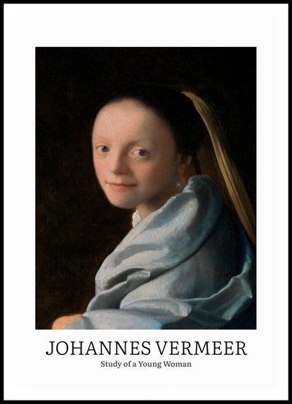 "Design Study of a Young Woman" by Johannes Vermeer