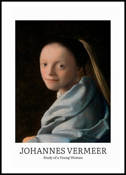 Plakat  Design Young Woman, Vermeer Vintage do Salonu