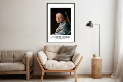 Plakat  Design Young Woman, Vermeer Vintage do Salonu