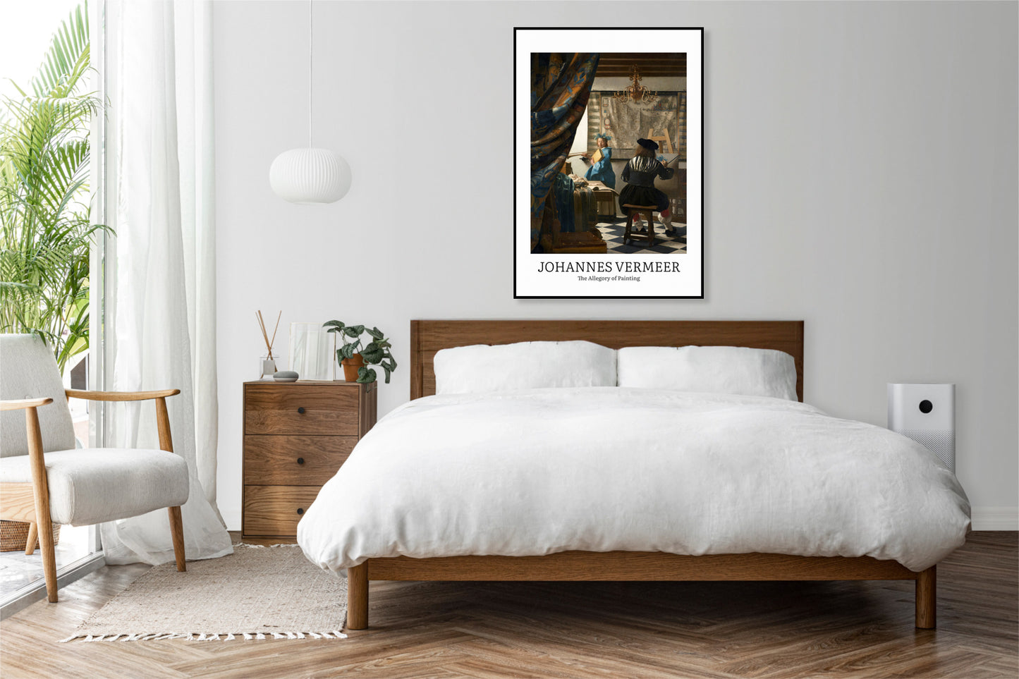 Obraz  Design Allegory of Painting, Vermeer Vintage do Salonu