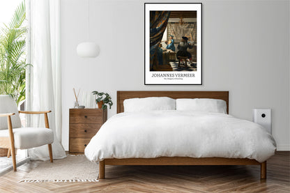 Plakat  Design Allegory of Painting, Vermeer Vintage do Salonu