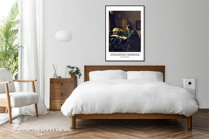 Obraz  design The Astronomer, Vermeer Vintage do Salonu