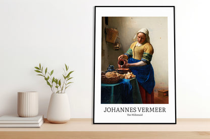 Obraz  Design The Milkmaid, Vermeer Vintage do Salonu