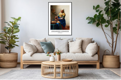 Obraz  Design The Milkmaid, Vermeer Vintage do Salonu