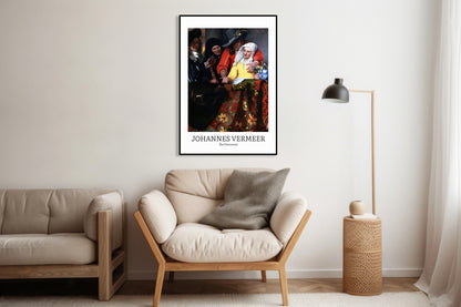 Obraz  Design The Procuress, Vermeer Vintage do Salonu