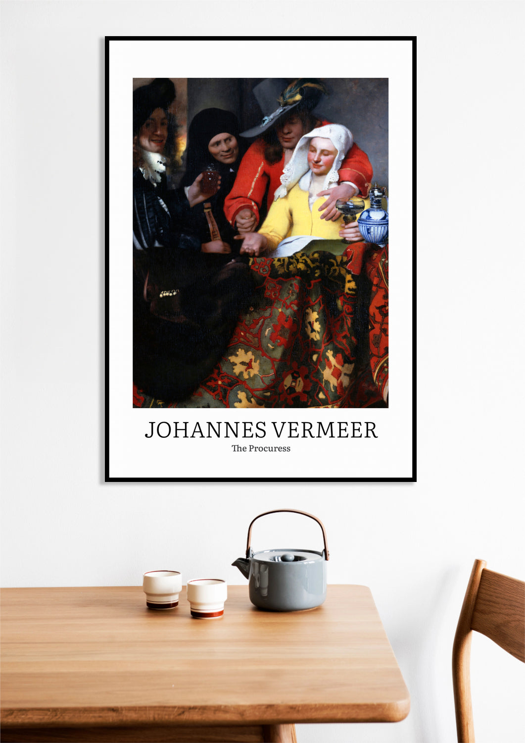 Obraz  Design The Procuress, Vermeer Vintage do Salonu