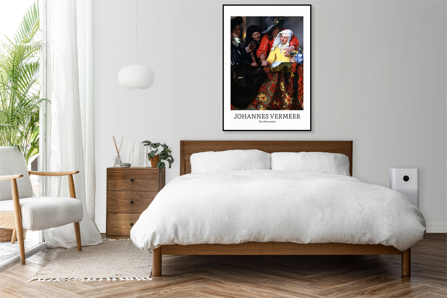 Plakat  Design The Procuress, Vermeer Vintage do Salonu