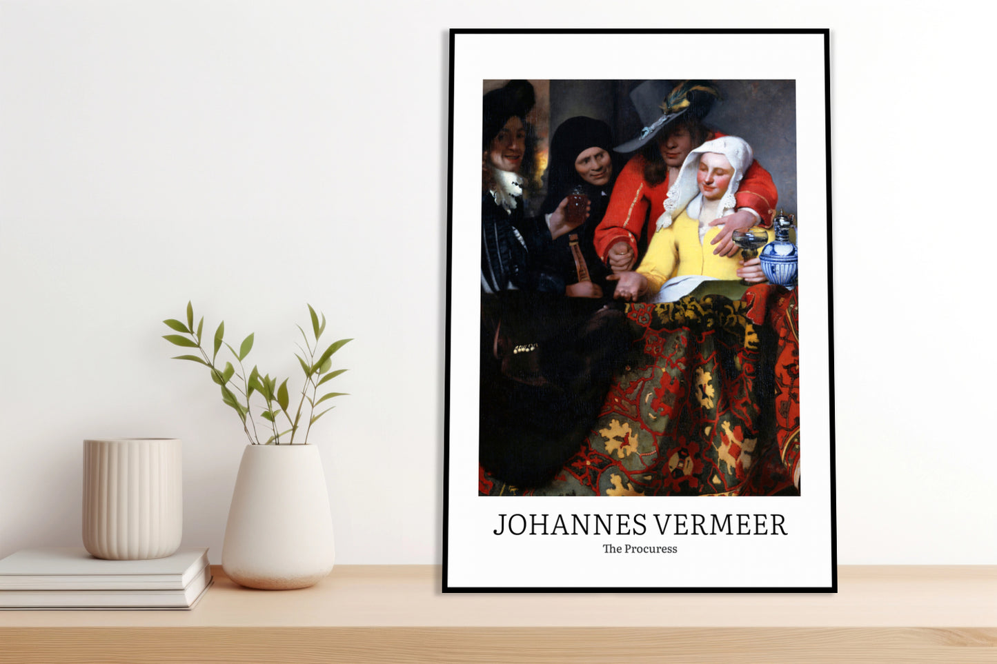 Plakat  Design The Procuress, Vermeer Vintage do Salonu