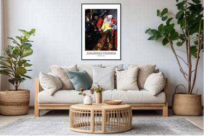 Plakat  Design The Procuress, Vermeer Vintage do Salonu