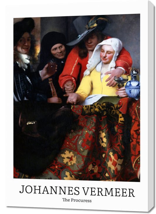 Obraz  Design The Procuress, Vermeer Vintage do Salonu