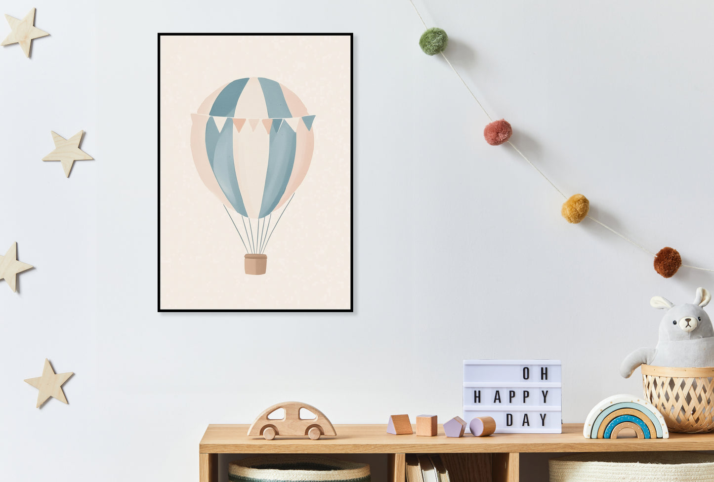 Plakat  Wzory dla Dzieci, Dziewczynki i Chłopca - Balon