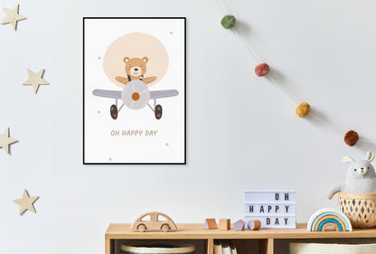 Plakat  Wzory dla Dzieci, Dziewczynki i Chłopca - Misio