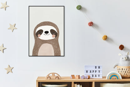 Plakat  Wzory dla Dzieci, Dziewczynki i Chłopca - Leniuch