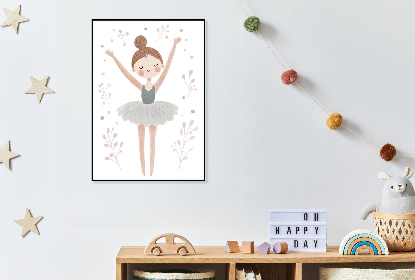 Plakat  Wzory dla Dzieci, Dziewczynki Do Pokoju - Balet