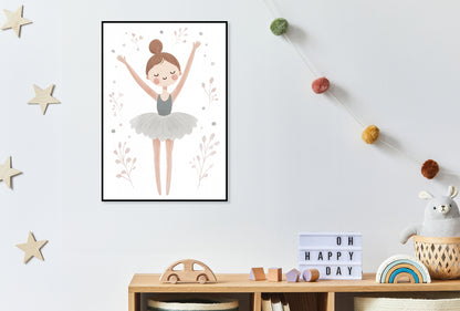 Plakat  Wzory dla Dzieci, Dziewczynki Do Pokoju - Balet