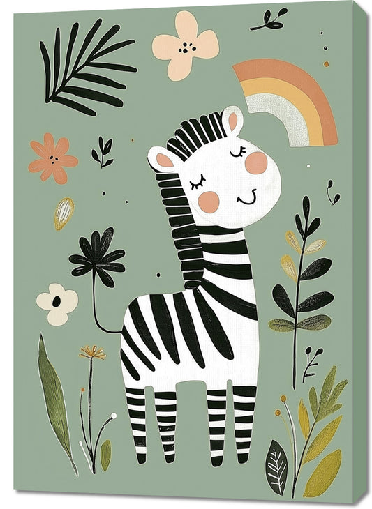 Obraz  Wzory dla Dzieci, Dziewczynki i Chłopca - Zebra