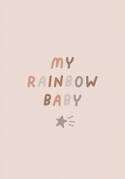 Plakat  Wzory dla Dzieci, Dziewczynki Do Pokoju - Rainbow