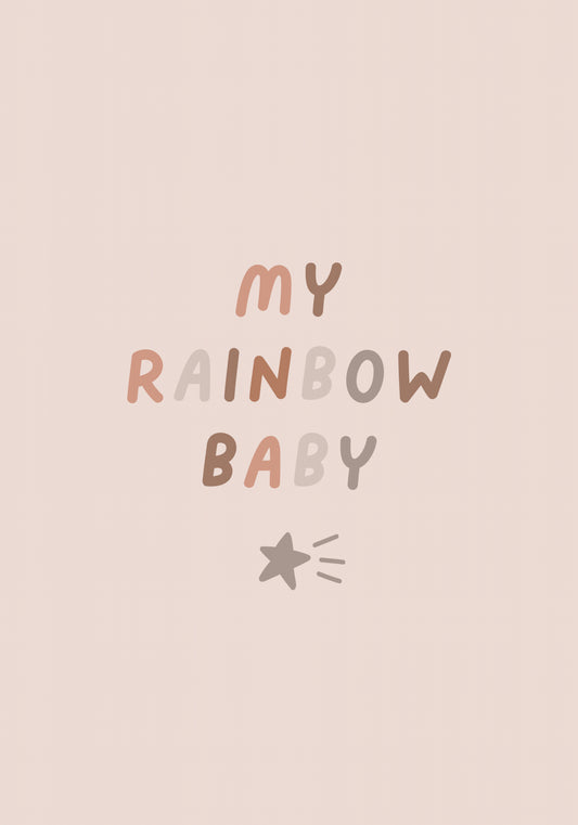 Plakat  Wzory dla Dzieci, Dziewczynki Do Pokoju - Rainbow
