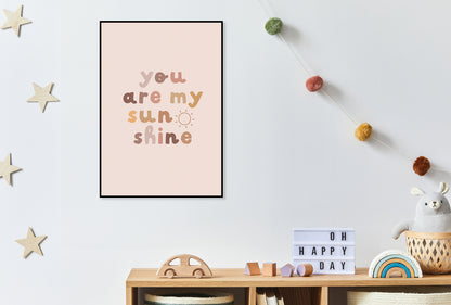 Plakat  Wzory dla Dzieci, Dziewczynki Do Pokoju - Sunshine