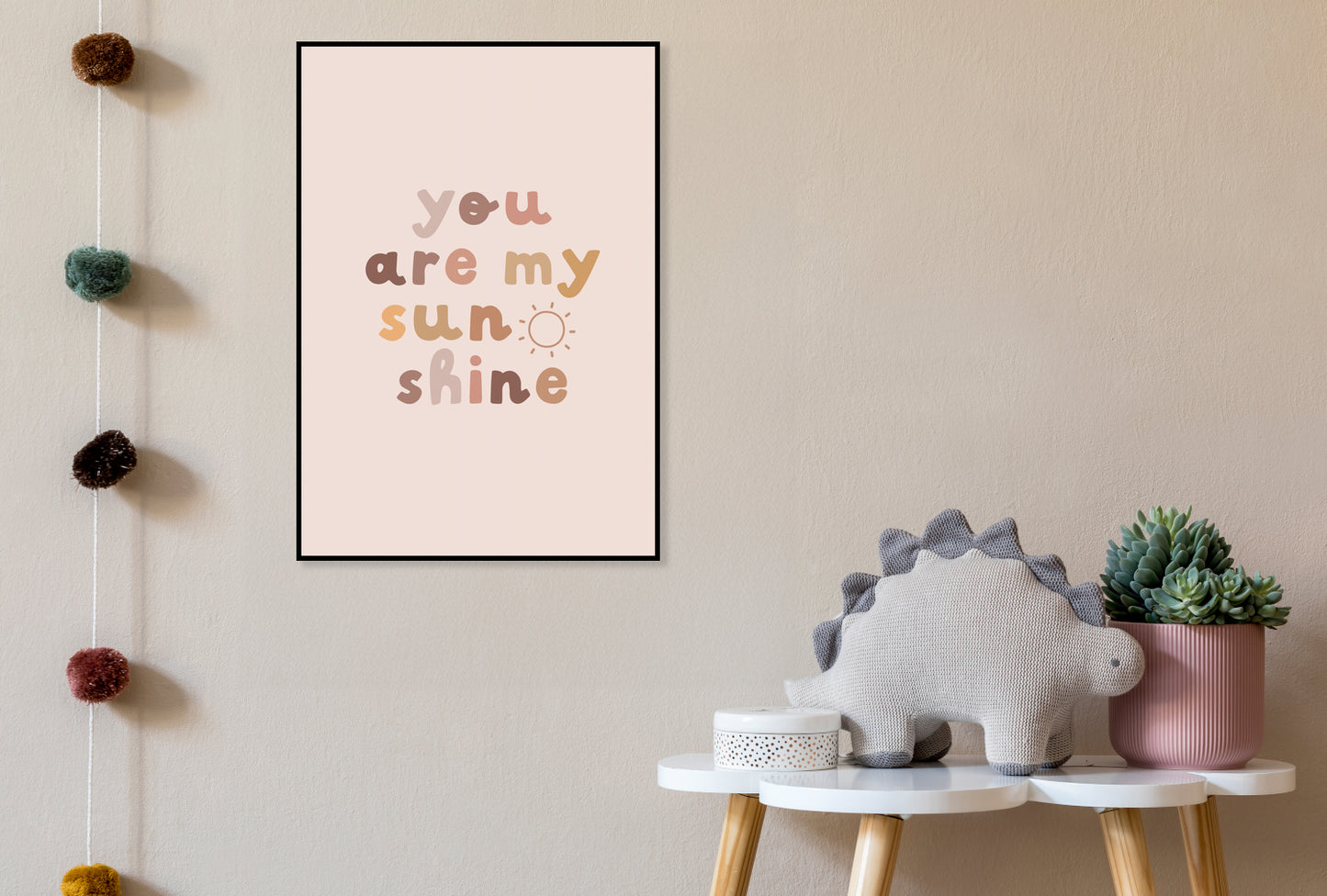 Plakat  Wzory dla Dzieci, Dziewczynki Do Pokoju - Sunshine