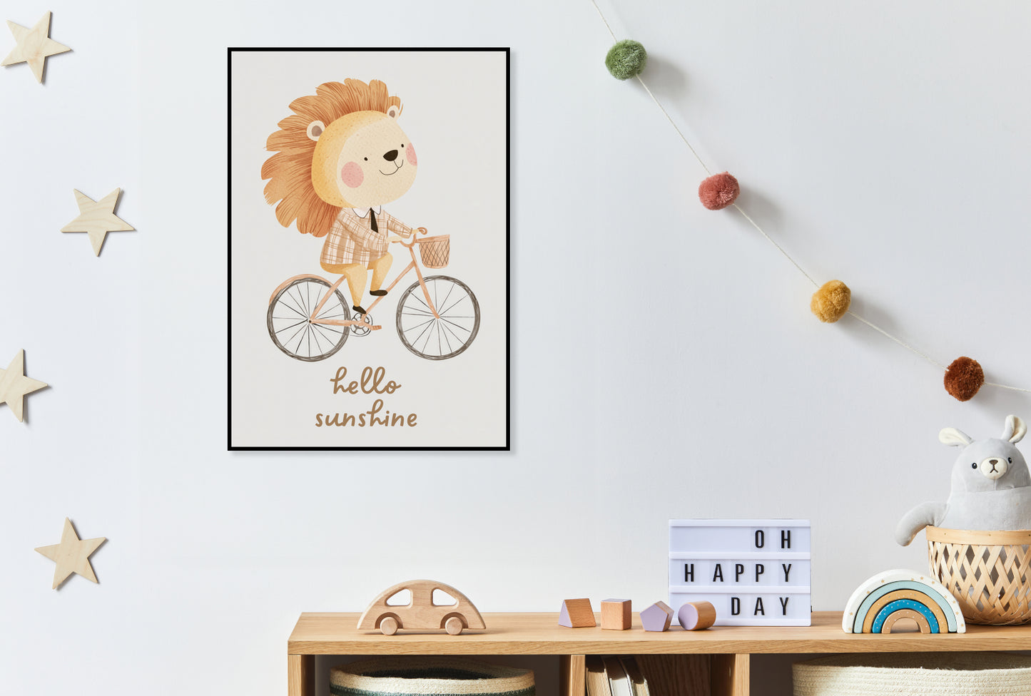 Plakat  Wzory dla Dzieci, Chłopca Do Pokoju - Rowerowiec
