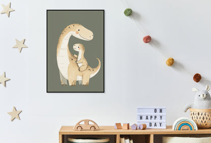 Plakat  Wzory dla Dzieci, Chłopca Do Pokoju - Dinozaury