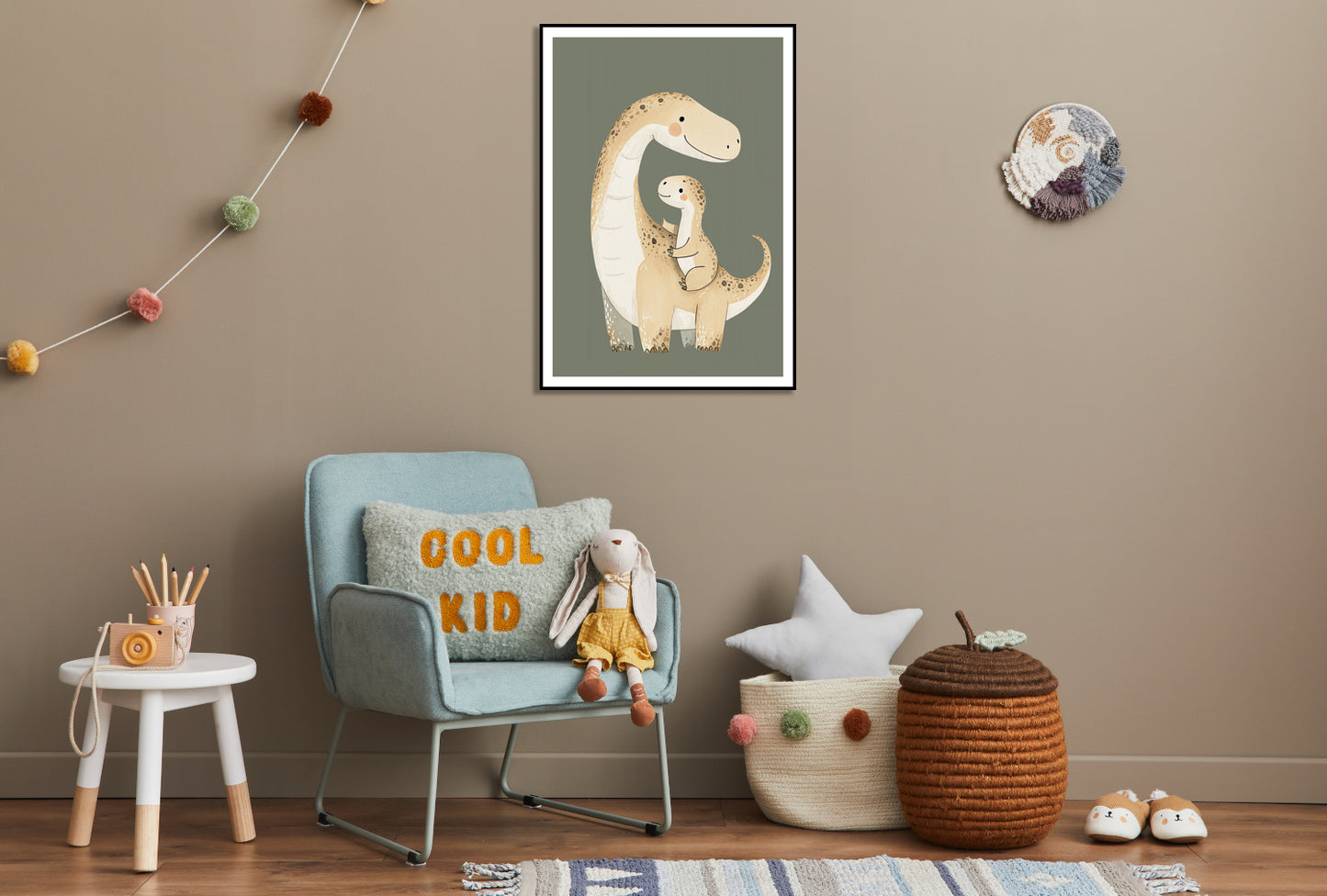 Plakat  Wzory dla Dzieci, Chłopca Do Pokoju - Dinozaury