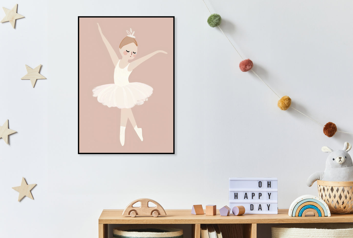 Plakat  Wzory dla Dzieci, Dziewczynki Do Pokoju- Balet 4