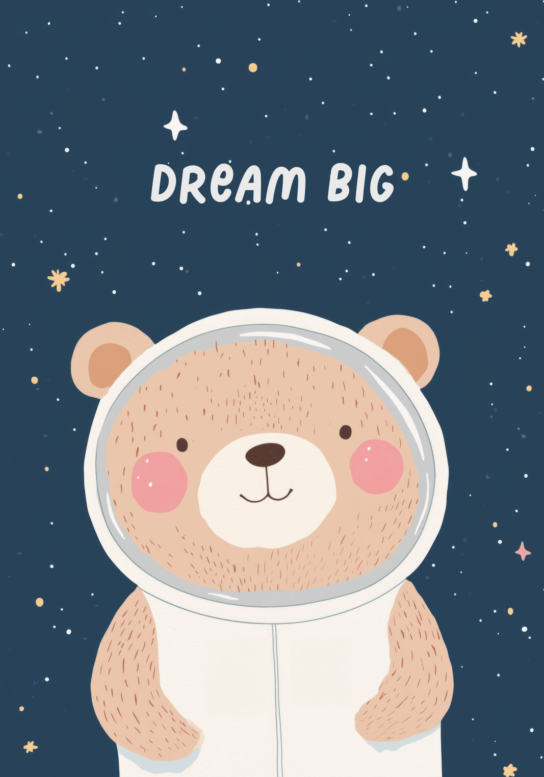 Plakat  Wzory dla Dzieci, Dziewczynki i Chłopca - Astromiś