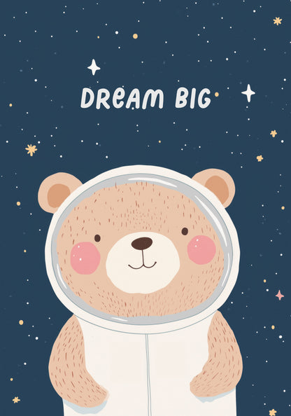 Plakat  Wzory dla Dzieci, Dziewczynki i Chłopca - Astromiś