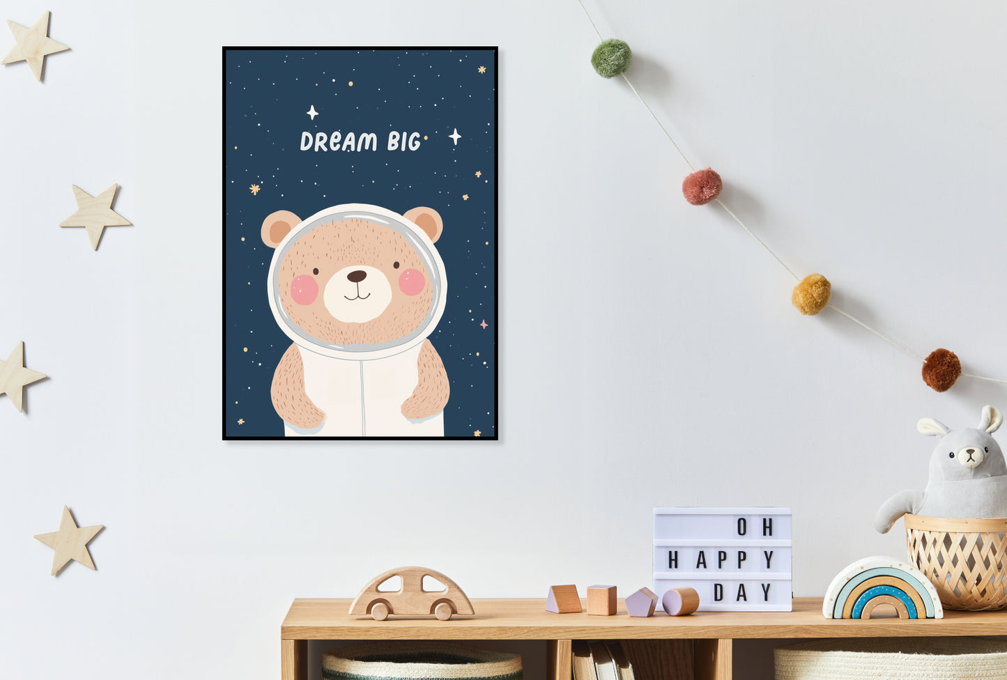 Plakat  Wzory dla Dzieci, Dziewczynki i Chłopca - Astromiś