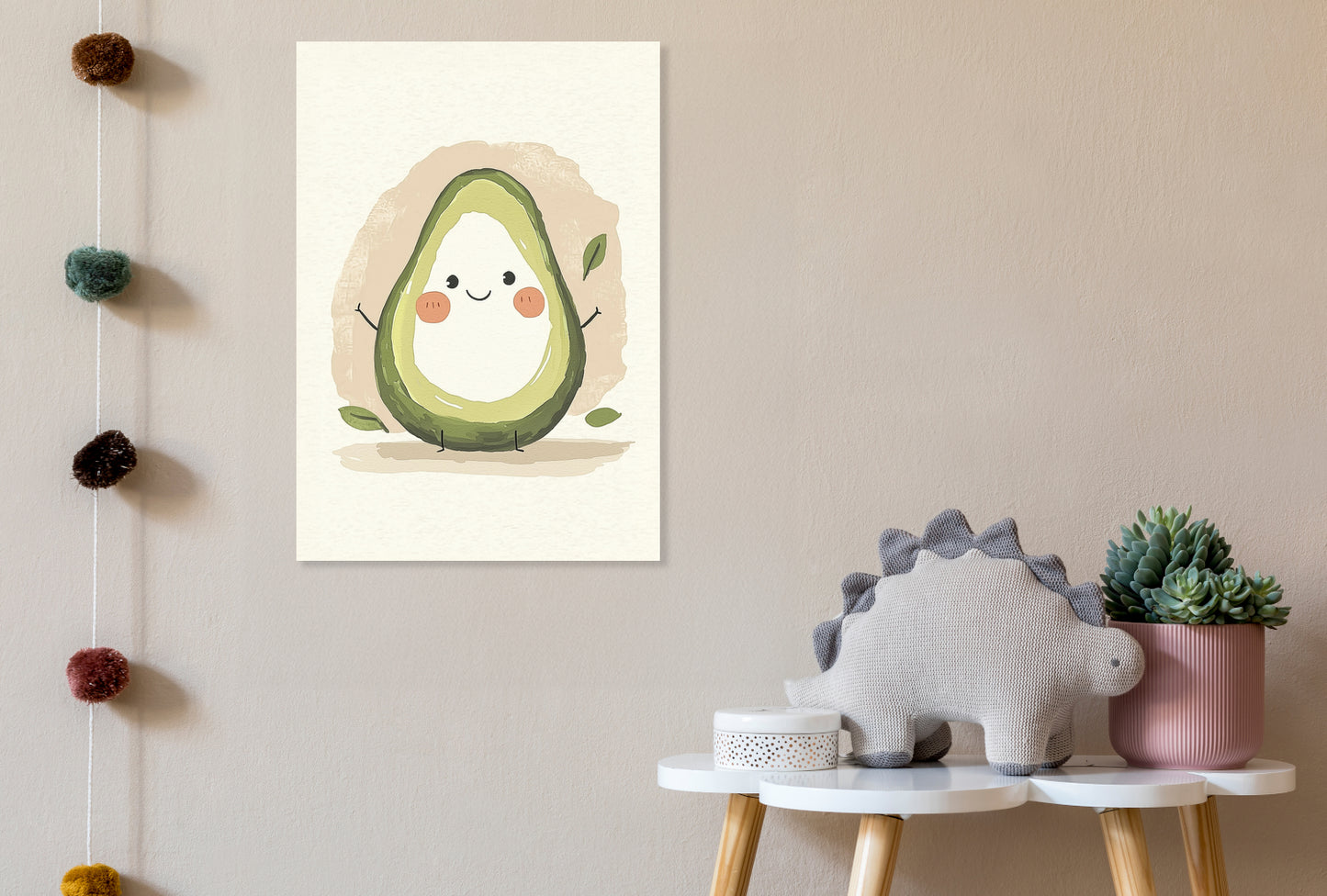 Obraz  Wzory dla Dzieci, Dziewczynki i Chłopca - Avocado