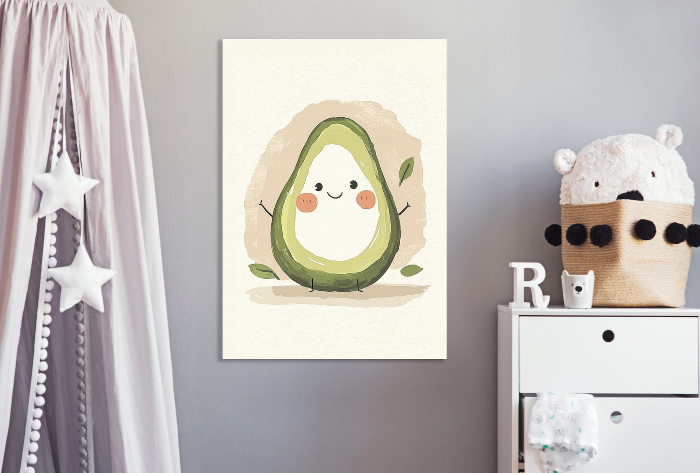 Obraz  Wzory dla Dzieci, Dziewczynki i Chłopca - Avocado
