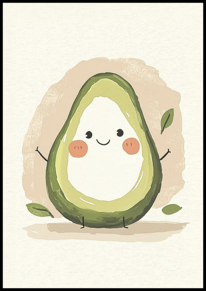 Plakat  Wzory dla Dzieci, Dziewczynki i Chłopca - Avocado
