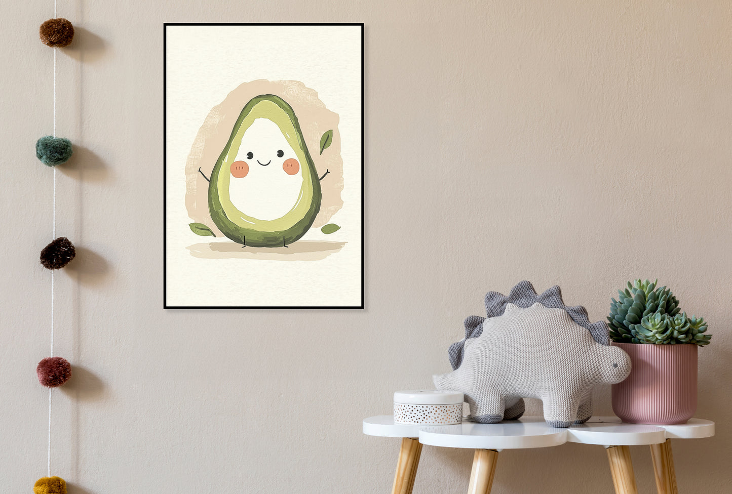 Plakat  Wzory dla Dzieci, Dziewczynki i Chłopca - Avocado