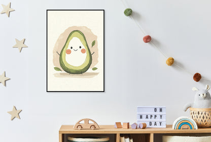 Plakat  Wzory dla Dzieci, Dziewczynki i Chłopca - Avocado