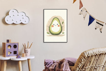 Plakat  Wzory dla Dzieci, Dziewczynki i Chłopca - Avocado