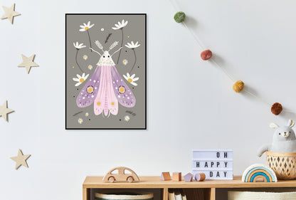 Plakat  Wzory dla Dzieci, Dziewczynki Do Pokoju - Ćma