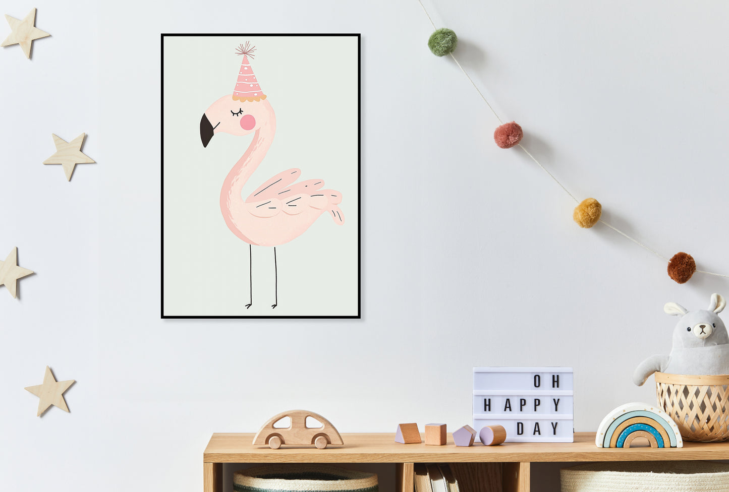 Plakat  Wzory dla Dzieci, Dziewczynki Do Pokoju - Flaming