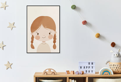 Plakat  Wzory dla Dzieci, Dziewczynki Do Pokoju - Uśmiech 2