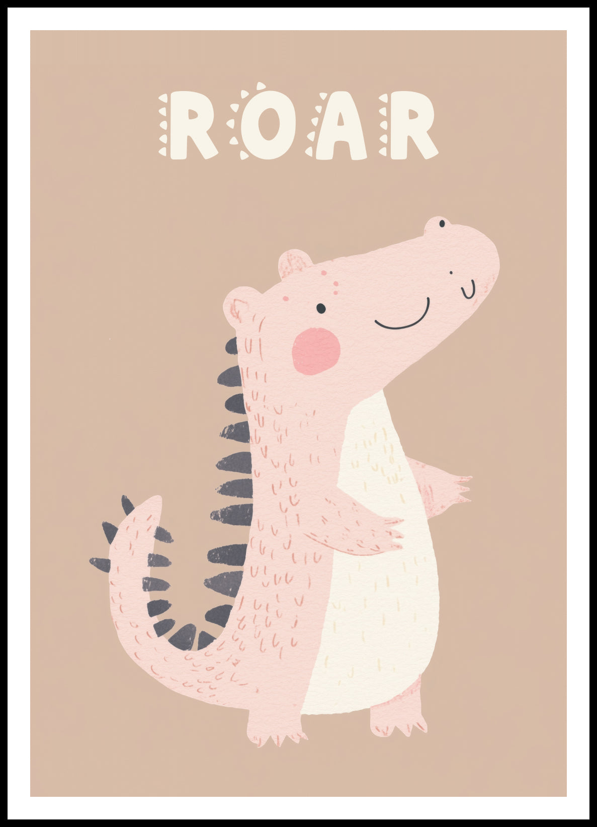 Plakat  Wzory dla Dzieci, Dziewczynki i Chłopca - Roar